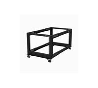 StarTech.com 4-post 8u Mobile Open Frame Server Rack in Black StarTech.com Black