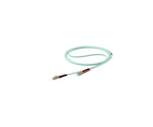 StarTech.com 450FBLCLC10 fibre optic cable 10 m LSZH OM4 LC Aqua