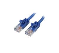 StarTech.com 45PAT50CMBL 0.5m Cat5e U/UTP (UTP) Blue networking cable