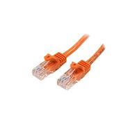 StarTech.com 45PAT50CMOR 0.5m Cat5e U/UTP (UTP) Orange networking cable