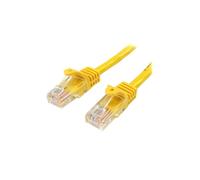 StarTech.com 45PAT50CMYL 0.5m Cat5e U/UTP (UTP) Yellow networking cable