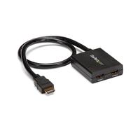 StarTech.com 4K HDMI 2-Port Video Splitter - 1x2 HDMI Splitter - Powered by USB or Power Adapter - 4K 30Hz