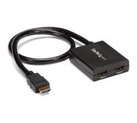 StarTech.com 4K HDMI Splitter 1 In 2 Out 4K 30Hz HDMI 1.4 2 Port Video Split...