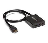 StarTech.com 4K HDMI 2-Port Video Splitter - 1x2 HDMI Splitter - Powered by USB or Power Adapter - 4K 30Hz