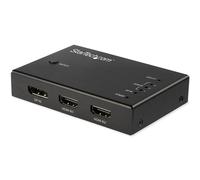StarTech.com 4-Port HDMI Video Switch - 3x HDMI and 1x DisplayPort - 4K 60Hz