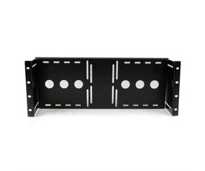 StarTech.com 4U Universal VESA LCD Monitor Mounting Bracket for 19-inch Rack or Cabinet - TAA Compliant - Cold-Pressed Steel Bracket