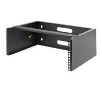 StarTech.com 4U Wall Mount Network Rack - 14 Inch Deep (Low Profile) - 19" Patch Panel Bracket for Shallow Server and IT Equipment, Network Switches - 44lbs/20kg Weight Capacity, Black
