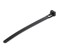 StarTech.com 5"(12cm) Reusable Cable Ties - 1/4"(7mm) wide, 1-1/8"(30mm) Bundle Dia. 50lb(22kg) Tensile Strength, Releasable Nylon Ties, Indoor/Outdoor, 94V-2/UL Listed, 100 Pack - Black