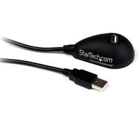 StarTech.com 5 ft Black Desktop SuperSpeed USB 3.0 Extension Cable - A to A M/F