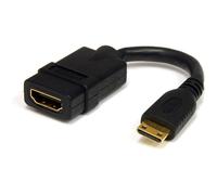 StarTech.com 5 in. HDMI Mini HDMI Adapter - Audio & Video - Compact - HDMI - HDMI to Mini HDMI (HDACFM5IN)