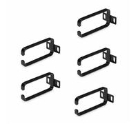 StarTech.com 5-Pack 1U Vertical 1.8 x 3.9in (4.5 x 10cm) Server Rack Cable Management D-Ring Hook; Network Rack-Mount Cord Organizer; Cable Manager for 19" and 10" Cabinets