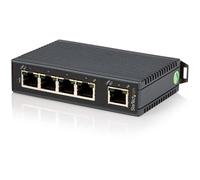 StarTech.com 5-port industrial Ethernet switch - DIN rail mountable