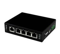 StarTech.com 5 Port Unmanaged Industrial Gigabit Ethernet Switch - DIN Rail / Wall-Mountable