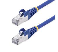 StarTech.com 50cm Blue CAT8 Ethernet Cable Snagless RJ45 25G/40G 2000MHz 100W PoE++ S/FTP 26AWG Pure Bare Copper Wire LSZH Shielded Network Patch Cord w/Strain Reliefs Fluke Channel Tested