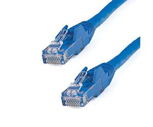 StarTech.com 50cm CAT6 Ethernet Cable - Blue CAT 6 Gigabit Ethernet Wire -650MHz 100W PoE++ RJ45 UTP Category 6 Network/Patch Cord Snagless w/Strain Relief Fluke Tested UL/TIA Certified (N6PATC50CMBL)