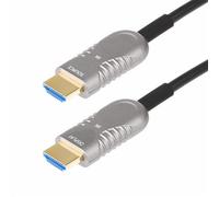 StarTech.com 50ft (15.2m) HDMI 2.1 Hybrid Active Optical Cable (AOC) CMP Plenum Rated 8K Ultra High Speed HDMI 2.1/2.0 Fiber Optic Cable 48Gbps 8K 60Hz/4K 120Hz HDR10+/FRL/TMDS/eARC
