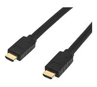 StarTech.com 50ft (15m) HDMI 2.0 Cable - 4K 60Hz Active HDMI Cable - CL2 Rated for In Wall Installation - Long Durable High Speed UHD HDMI Cable - HDR, 18Gbps - Male to Male Cord - Black
