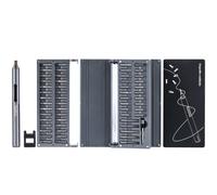 StarTech.com 55-Bit Electric Precision Screwdriver Set - Portable Cordless Battery Powered Bit Driver Kit for Electronic, Laptop, Computers, Tablet & Phone Repairs - Magnetic Work Pad