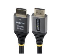 StarTech.com 5ft (1.5m) Premium Certified High Speed HDMI Cable, 4K 60Hz/1440p 144Hz, HDMI 2.0 Cable with HDR10/ARC, 18Gbps, 4K HDMI Cord for Monitor/TV/Display, High-Flex TPE Jacket