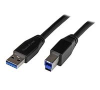 StarTech.com Active USB 3.0 USB-A to USB-B Cable - M/M - 5m (15ft)