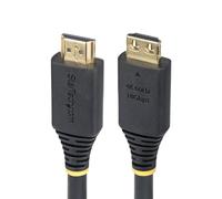 StarTech.com 5m (16ft) High Speed HDMI Cable with Gripping Connectors, 4K 60Hz/1440p 144Hz, HDR10/HDCP 2.2/ARC, 18Gbps, UHD HDMI Cord for TV/Monitor/Display, TPE Jacket