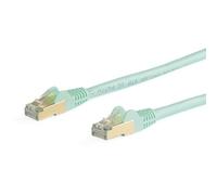 StarTech.com 5m Aqua CAT6a RJ45 Ethernet STP Cable