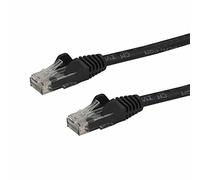 StarTech.com 5m CAT6 Ethernet Cable - Black CAT 6 Gigabit Ethernet Wire -650MHz