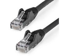 5m CAT6 Ethernet Cable - LSZH - 10 Gigabit 650MHz 100W PoE RJ45 10GbE UTP Network Patch Cord Snagless with Strain Relief - Black ETL Verified, 24AWG