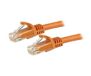 StarTech.com 5m CAT6 Ethernet Cable - Orange CAT 6 Gigabit Ethernet Wire -650MHz 100W PoE++ RJ45 UTP Category 6 Network/Patch Cord Snagless w/Strain Relief Fluke Tested UL/TIA Certified (N6PATC5MOR)
