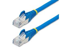 StarTech.com 5m CAT6a Ethernet Cable - Blue - Low Smoke Zero Halogen (LSZH) - 10GbE 500MHz 100W PoE++ Snagless RJ-45 w/Strain Reliefs S/FTP Network Patch Cord