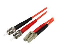 StarTech.com 5m Fiber Optic Cable - Multimode Duplex 50/125 - LSZH - LC/ST - OM2 - LC to ST Fiber Patch Cable