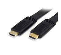 StarTech.com 5m Flat High Speed HDMI® Cable with Ethernet - Ultra HD 4k x 2k HDMI Cable - HDMI to HDMI M/M