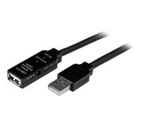 StarTech.com 5m USB 2.0 Active Extension Cable M/F - 5 meter USB A Male to USB A Female USB 2.0 Repeater / Extender Cable - Black - 15ft (USB2AAEXT5M)
