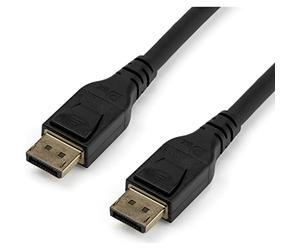 StarTech.com 5m VESA Certified DisplayPort 1.4 Cable - 8K 60Hz HBR3 HDR - 16ft Super UHD DisplayPort to DisplayPort Monitor Cord - Ultra HD 4K 120Hz DP 1.4 Slim Video Cable M/M DP Connector (DP14MM5M)