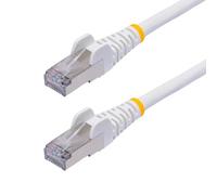 StarTech.com 5m White CAT8 Ethernet Cable Snagless RJ45 25G/40G 2000MHz 100W PoE++ S/FTP 26AWG Pure Bare Copper Wire LSZH Shielded Network Patch Cord w/Strain Reliefs Fluke Channel Tested