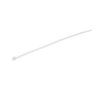 StarTech.com 6"(15cm) Cable Ties - 1/8"(3mm) wide, 1-3/8"(39mm) Bundle Diameter, 40lb(18kg) Tensile Strength, Nylon Self Locking Zip Ties with Curved Tip - 94V-2/UL Listed, 100 Pack - White