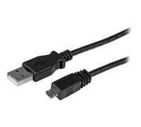 StarTech.com 6.6 ft (2 m) USB-A to Micro USB Cable - USB 2.0 A to Micro B - Black - USB Charger Cable (UUSBHAUB2M)