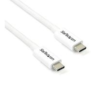 StarTech.com 6.6ft (2m) Thunderbolt 3 Cable, 20Gbps, 100W PD, 4K, Thunderbolt Certified, Compatible with Thunderbolt 4/USB 3.2/DisplayPort