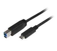 StarTech.com 6.6ft (2m) USB-B to USB-C Cable, USB 5Gbps, Data Cord, USB 3.0, USB-C Data Transfer Cable