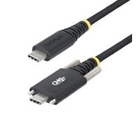 StarTech.com 6.6ft (2m) USB-C Charging Cable, Side Screw Locking, 240W (5A) PD EPR, Silicone Jacket w/Braided Nylon, Laptop Charger Cord, USB-IF Certified