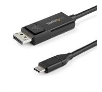StarTech.com 6.6ft 2m USB C to DisplayPort 1.2 Cable 4K 60Hz - Bidirectional DP