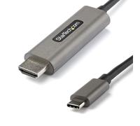StarTech.com 6.6ft (2m) USB C to HDMI Cable 4K 60Hz w/ HDR10 - Ultra HD USB Type-C to 4K HDMI 2.0b Video Adapter Cable - USB-C to HDMI HDR Monitor/Display Converter - DP 1.4 Alt Mode HBR3