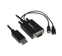StarTech.com DisplayPort to VGA Adapter Cable with Audio - 6ft (2m)