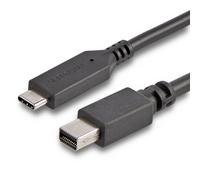 StarTech.com 6 ft. (1.8 m) USB-C to Mini DisplayPort Cable - 4K 60Hz - Black