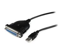 StarTech.com 6 ft USB to DB25 Parallel Printer Adapter Cable - M/F