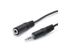 StarTech 3.5mm Stereo Audio Extension Cable MU6MF - 6 ft M/F - Black