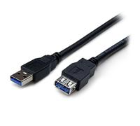 StarTech.com 6 ft Black SuperSpeed USB 3.0 Extension Cable A to A M/F 2m USB...