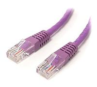 StarTech.com 6 ft Cat5e Patch Cable with Molded RJ45 Connectors - Purple - Cat5e Ethernet Patch Cable - 6ft UTP Cat 5e Patch Cord (M45PATCH6PL)