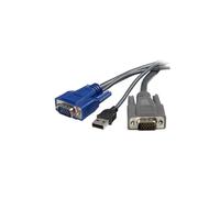 StarTech.com 6 ft Ultra-Thin USB VGA 2-in-1 KVM Cable