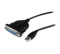StarTech.com 6 ft USB to DB25 Parallel Printer Adapter Cable - M/F